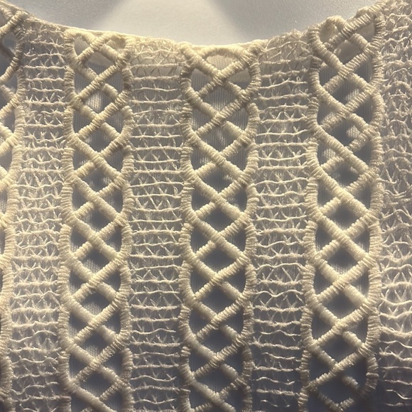 🔥Monteau Los Angeles White Lace Dress!! Size:M notice detail so beautiful! Mini - Picture 3 of 9